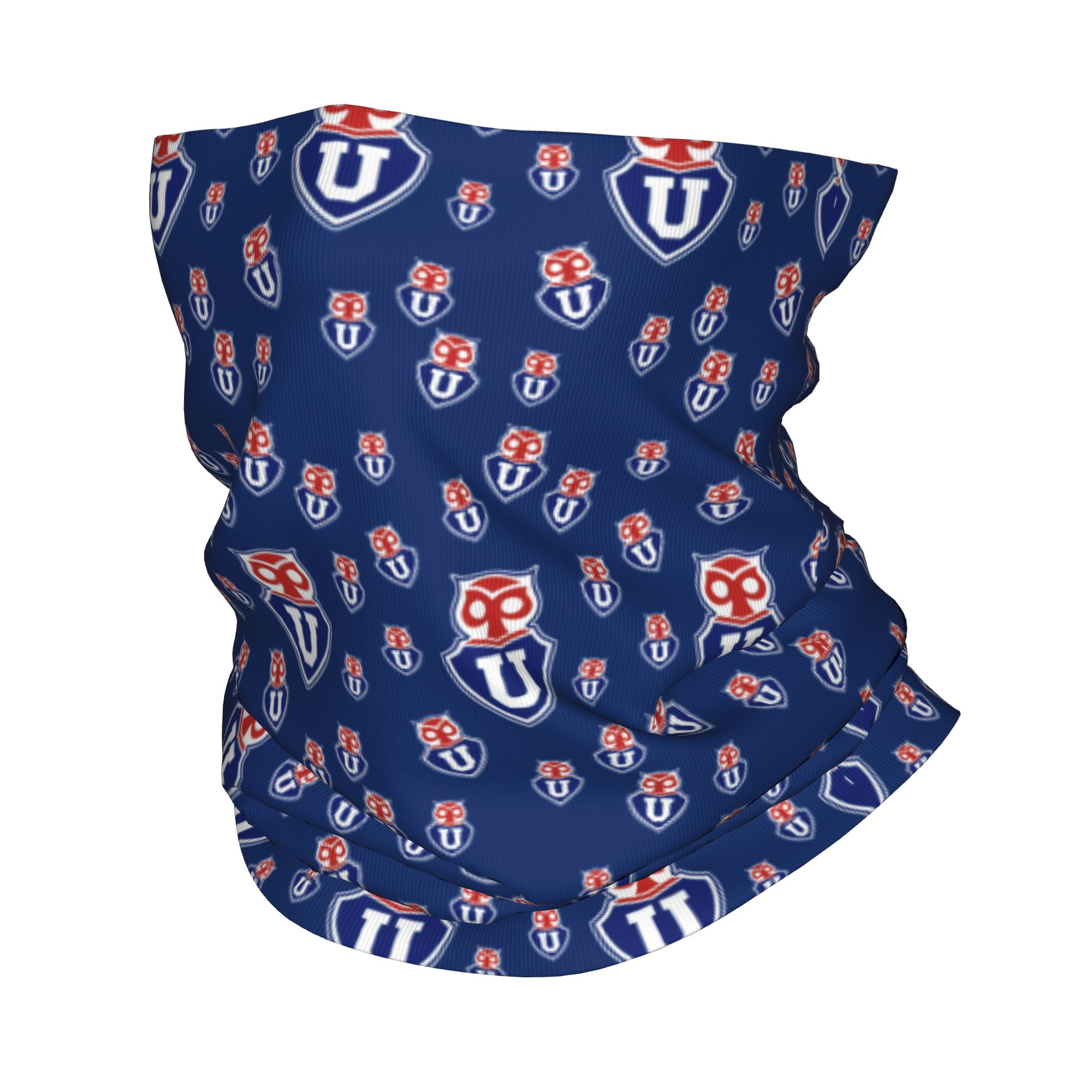 Neck Gaiter Fleece - Университет Чили: Ветрозащитный зимний шарф-бандана для