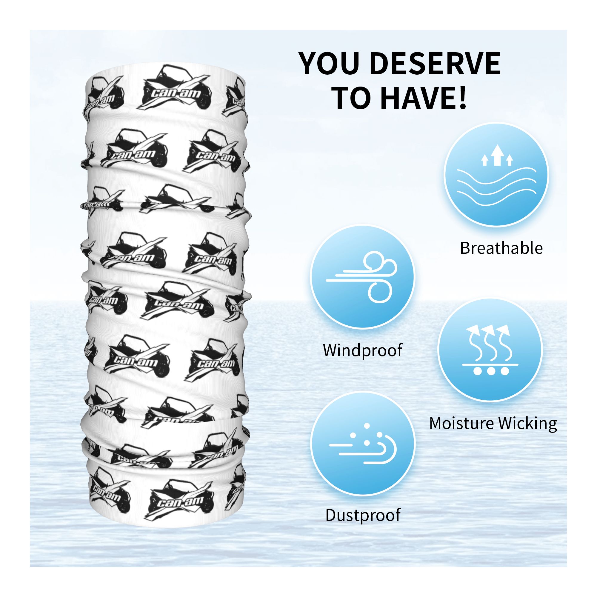 Изготовленная на заказ бандана – обзор и цена Neck Gaiter Fleece
