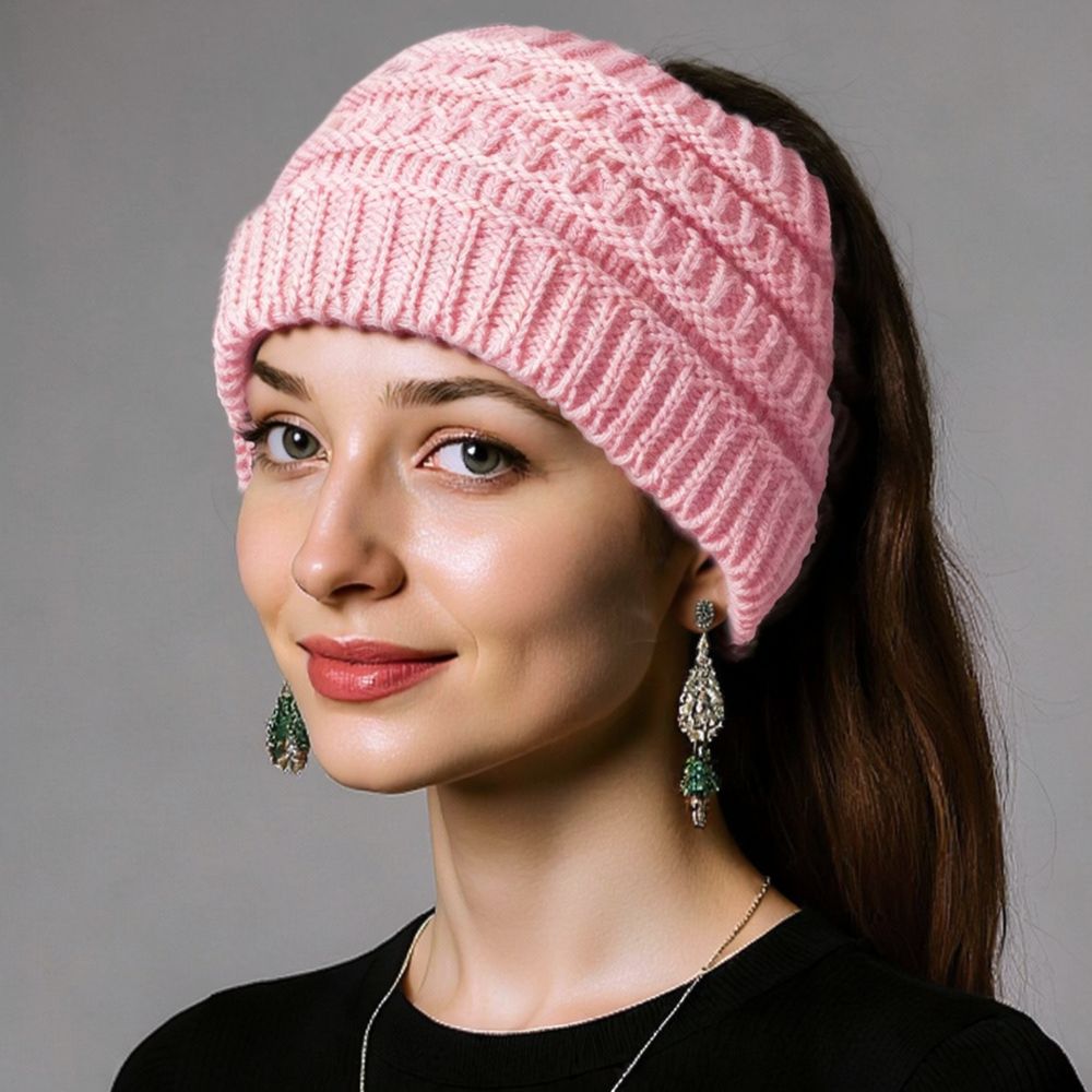 Широкая вязаная повязка на гол – обзор и цена Fleece Ear Warmer Band