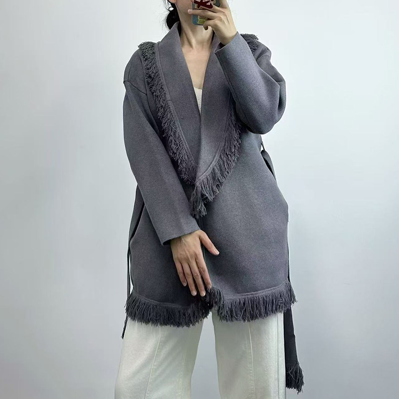 Женский длинный шерстяной вяза – обзор и цена Wool Coat Peacoat